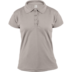 Playera polo de dama Gris Plata