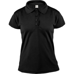 Playera polo de dama Negra