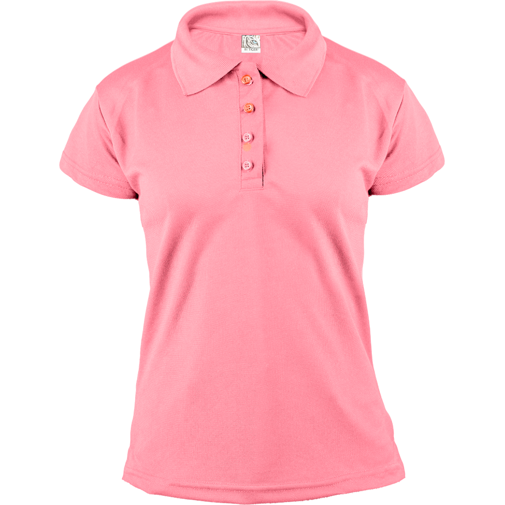 Playera polo de dama Rosa
