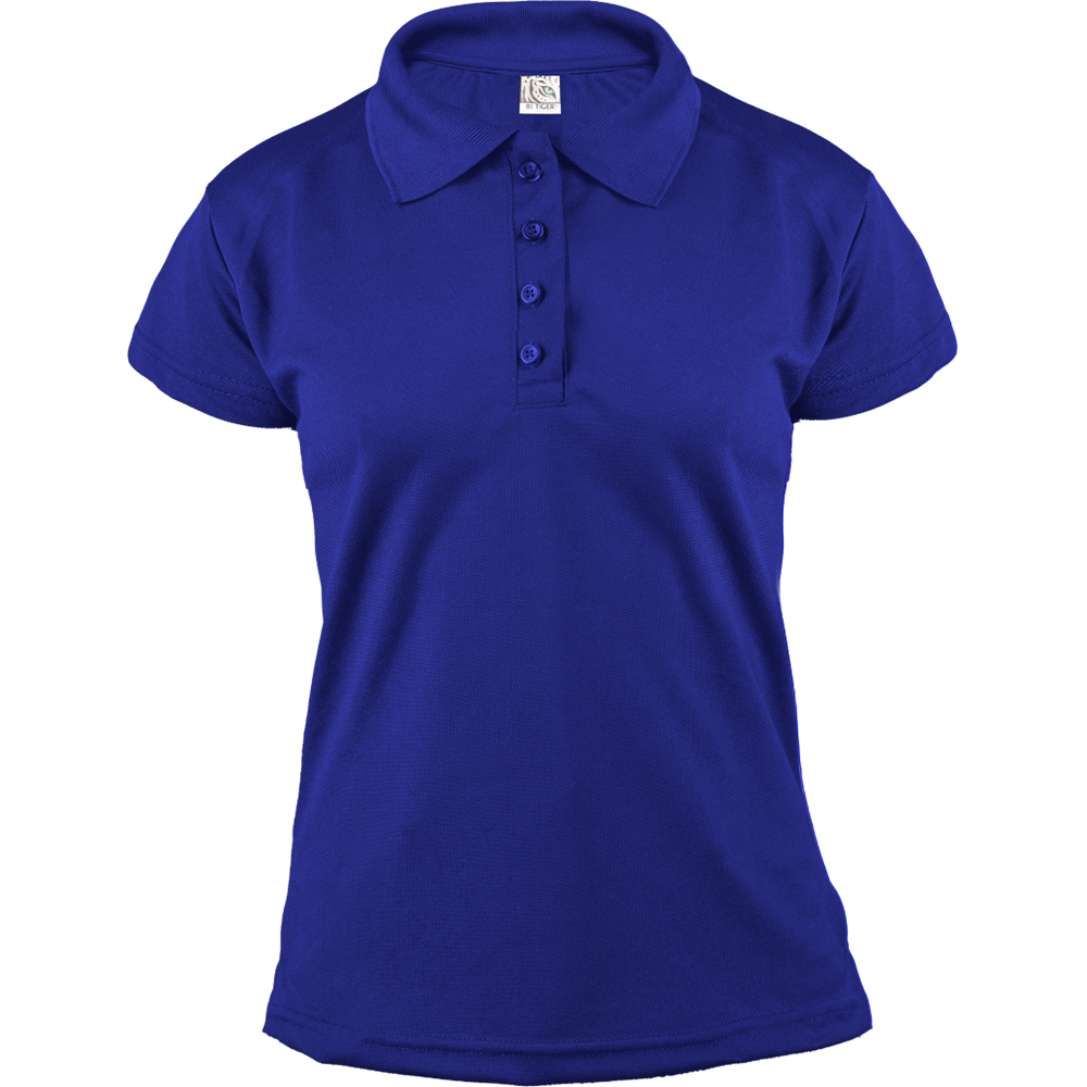 Playera polo de dama Azul Rey