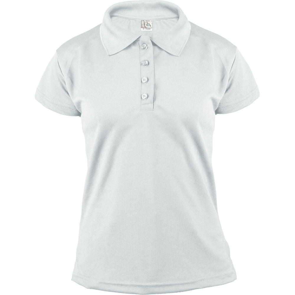 Playera polo de dama Blanca