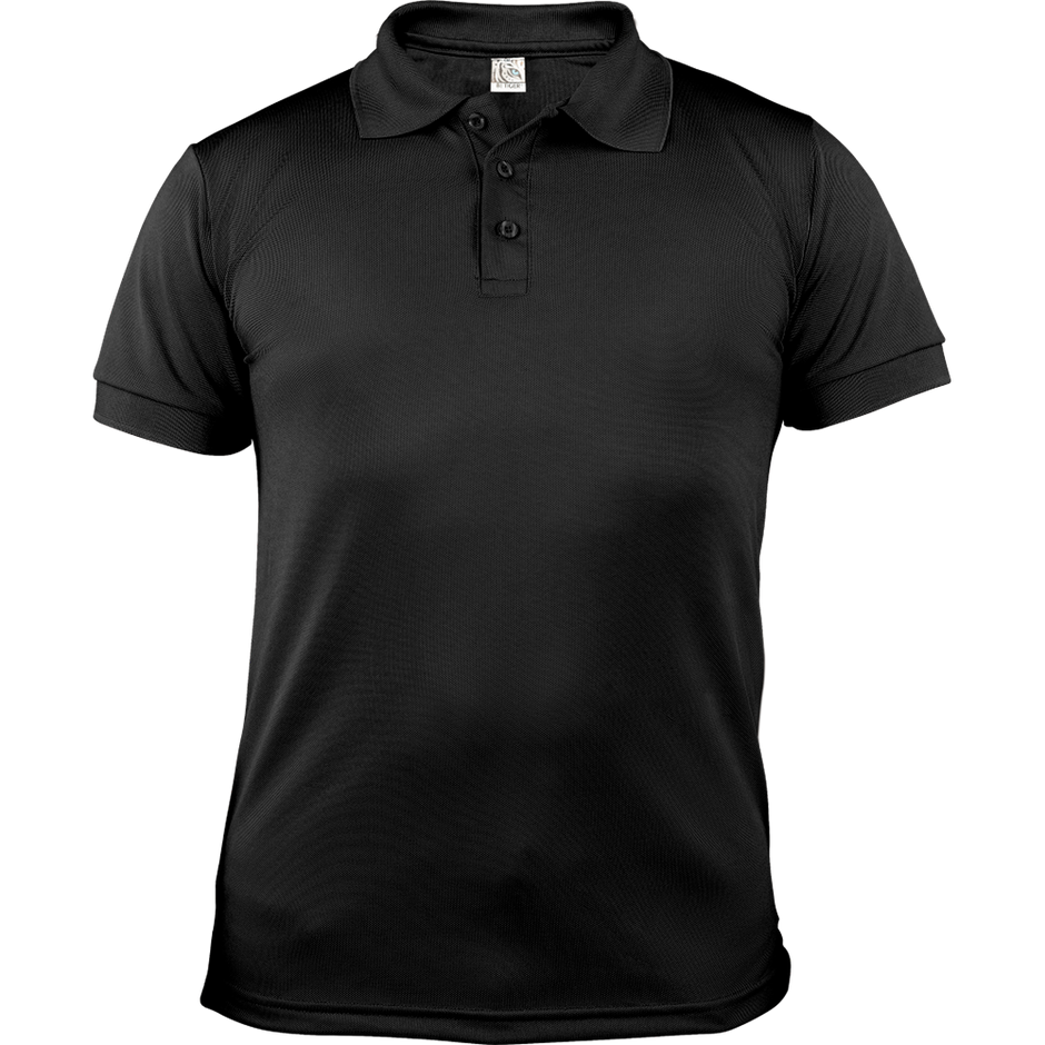 Playera Dry Fit Tipo Polo Negra Playera Negro Con Cielo Polo