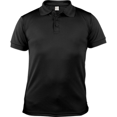 Playera polo de caballero Negra
