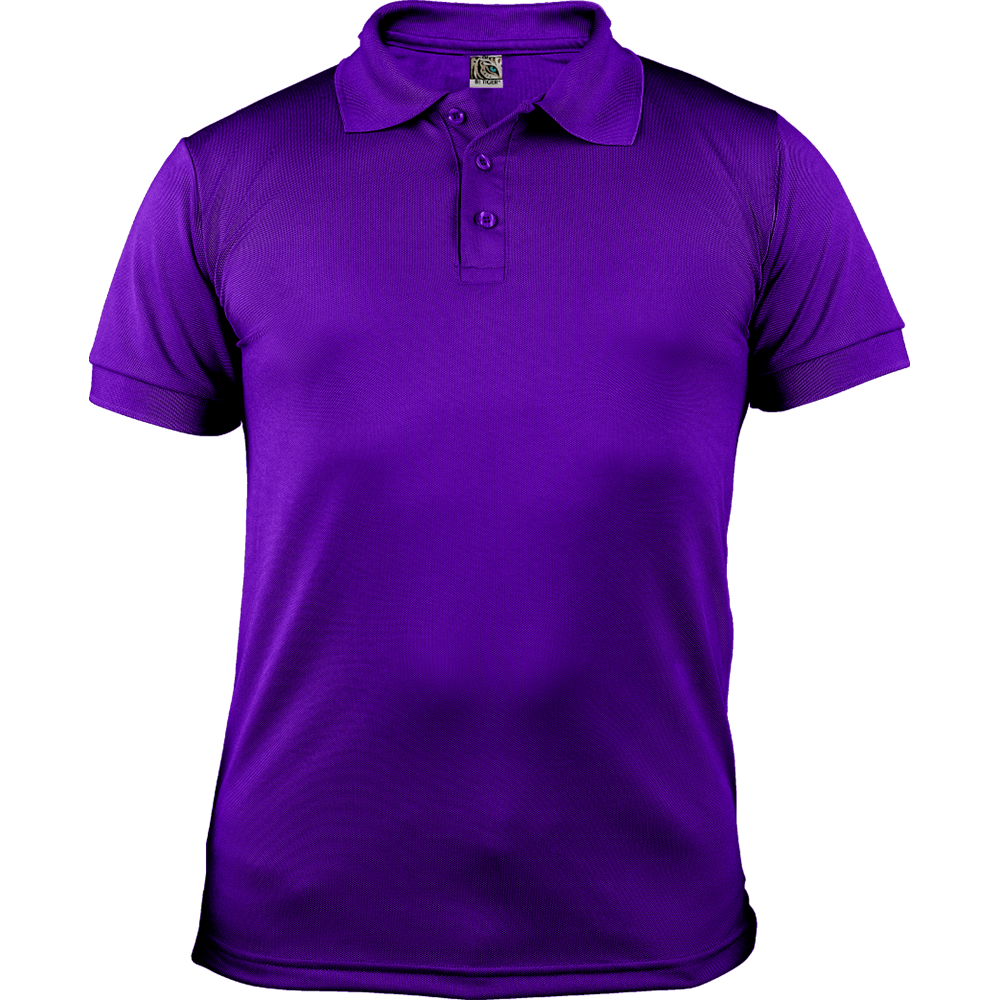 Playera polo de caballero Morado