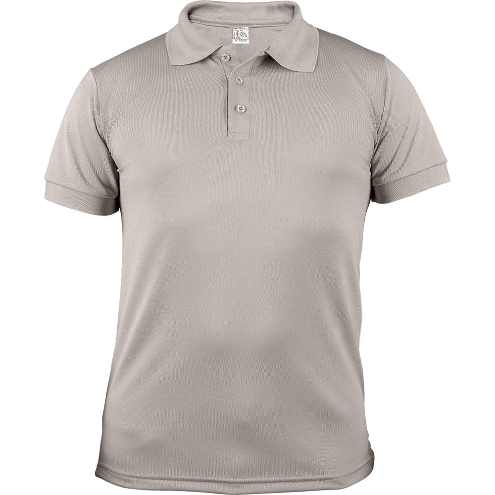 Playera polo de caballero Gris Plata