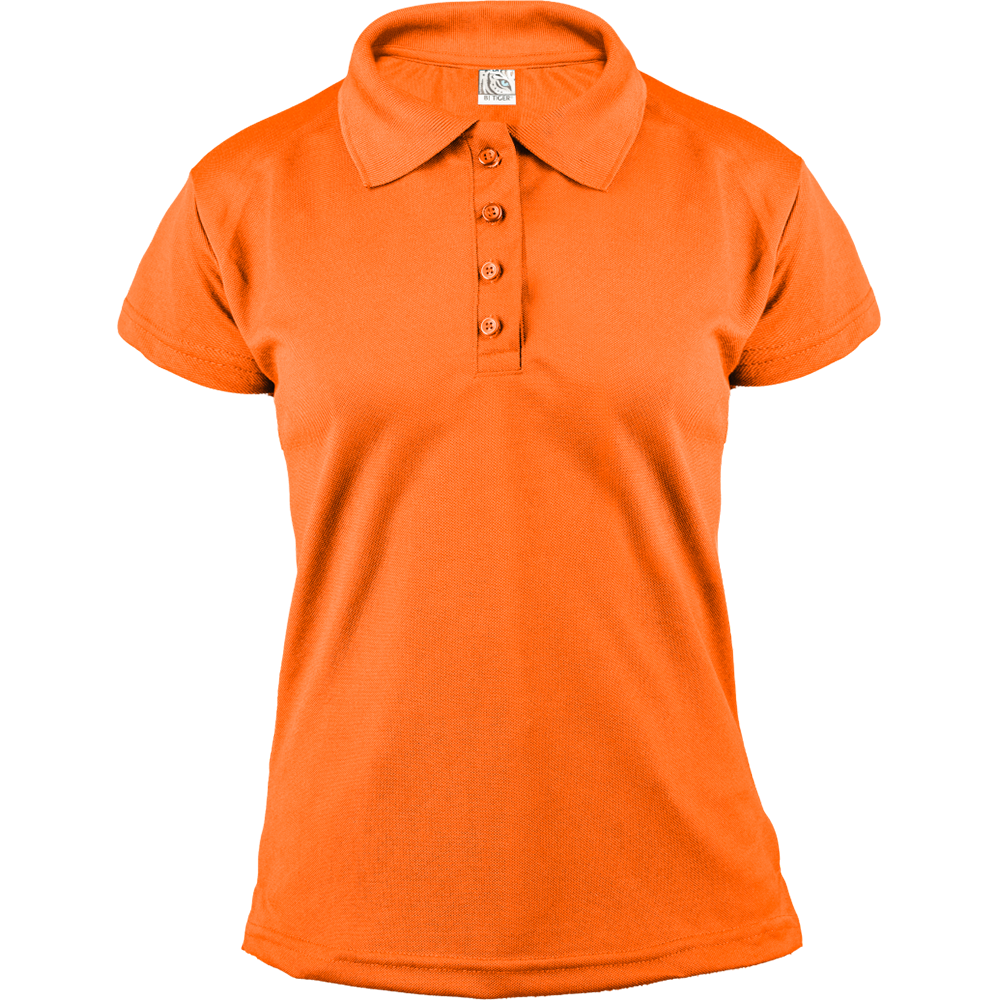 Playera polo de dama Naranja